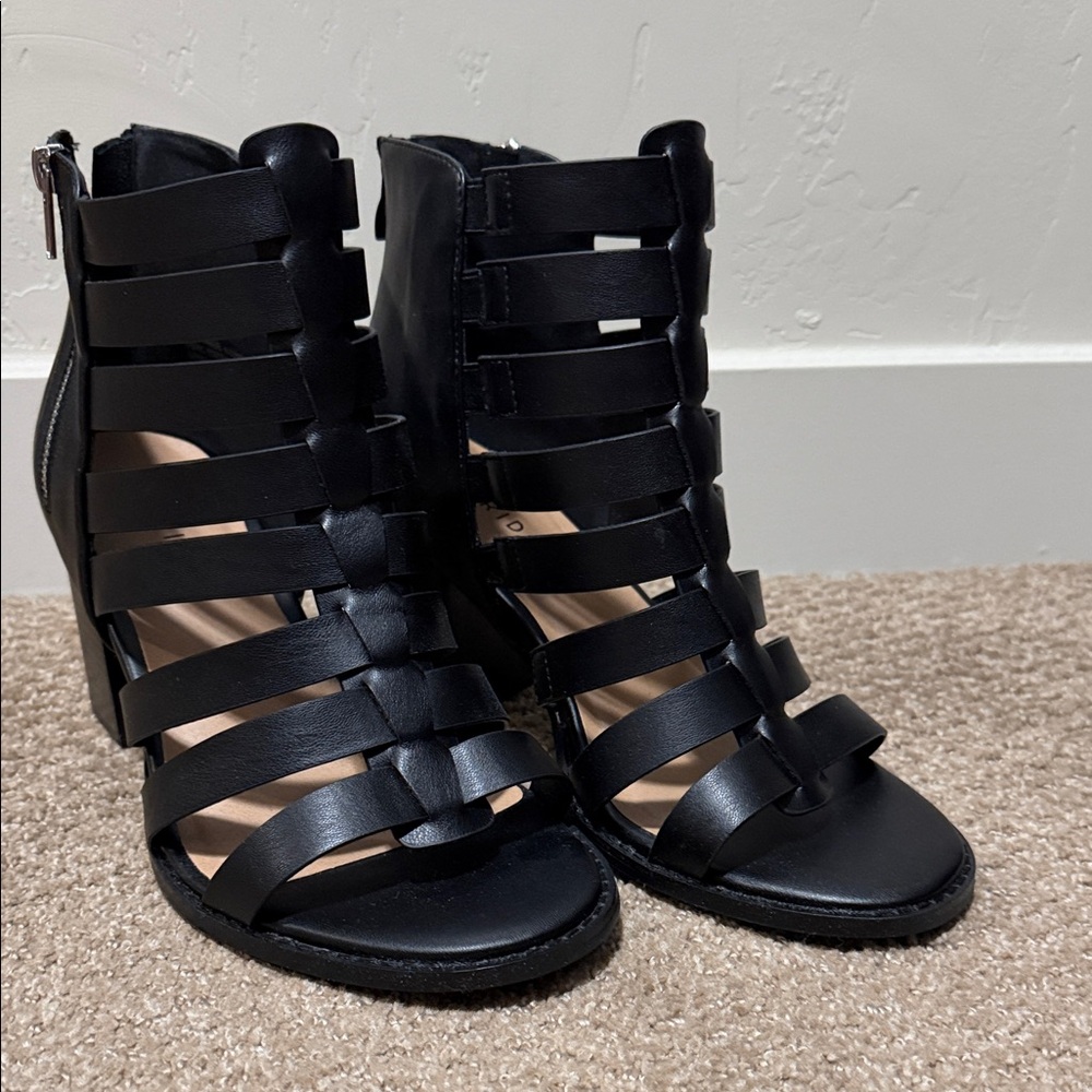 Torrid Black Strappy Heels